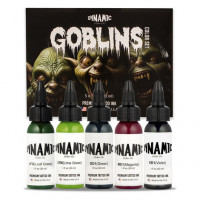 Тату краска Dynamic Colors Goblins Color Set (5 пигментов) 30 мл